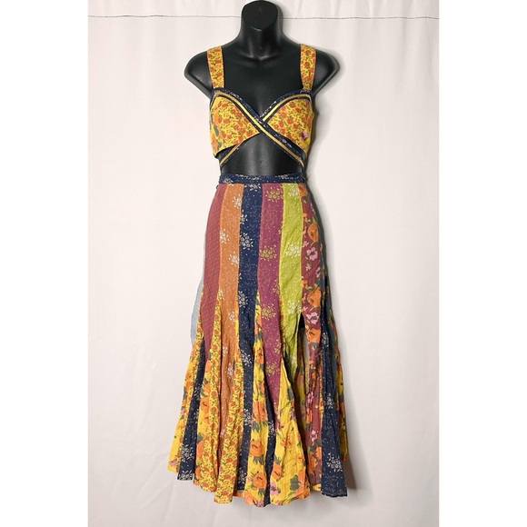 Free People Piper Mixed Media Patchwork Pieced Set - Picture 8 of 11